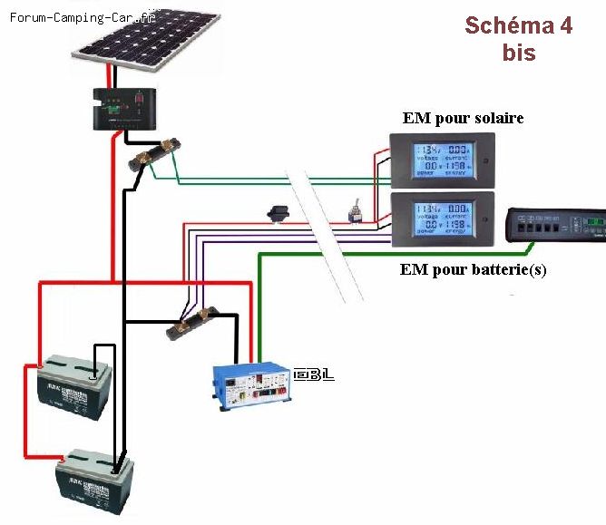 schema-panneaux-solaires-camping-car-6 schéma installation panneau solaire camping-car