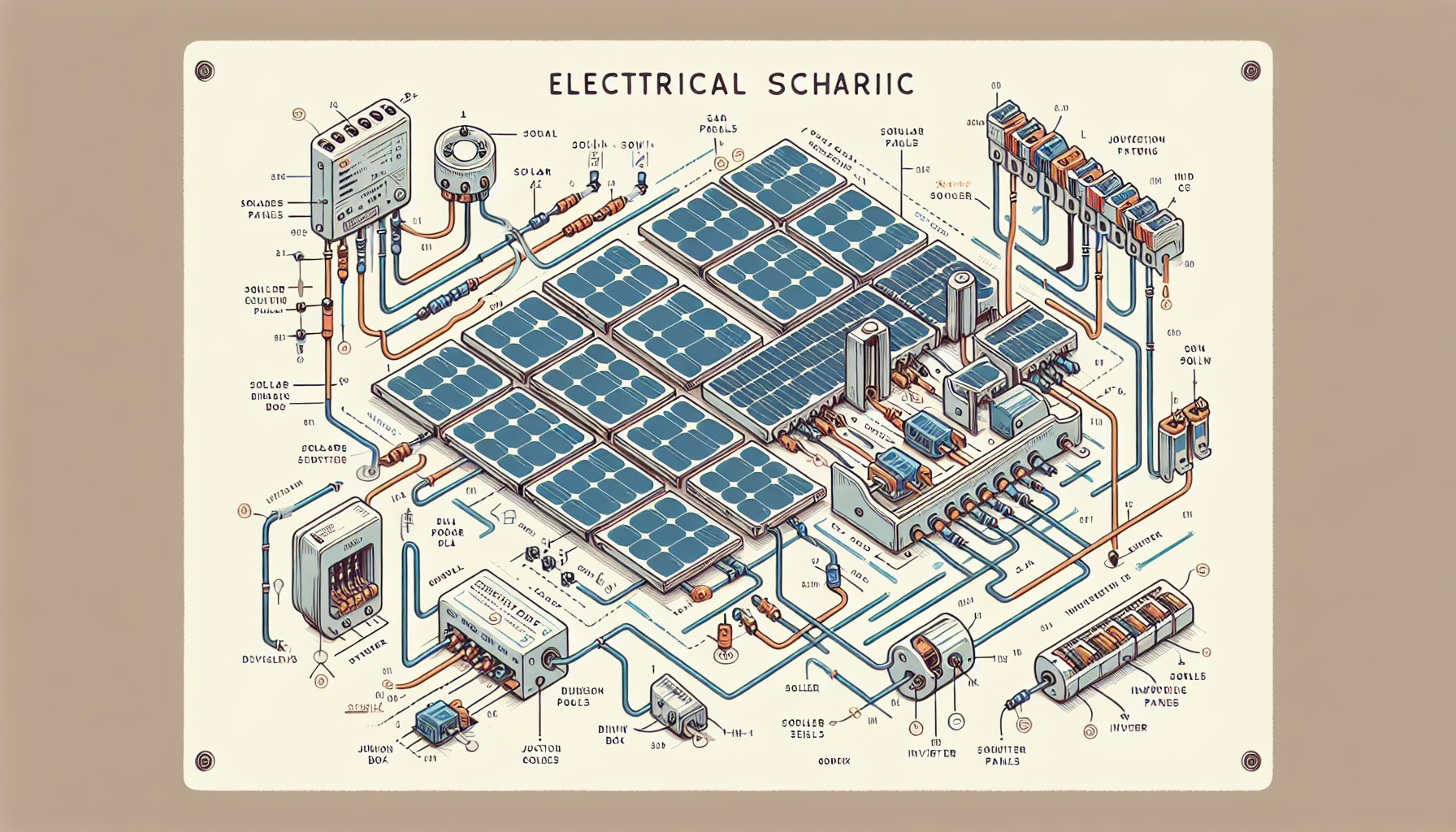 schemas-panneaux-solaires-2 Comprendre les panneaux solaires photovoltaïques grâce à des schémas explicatifs