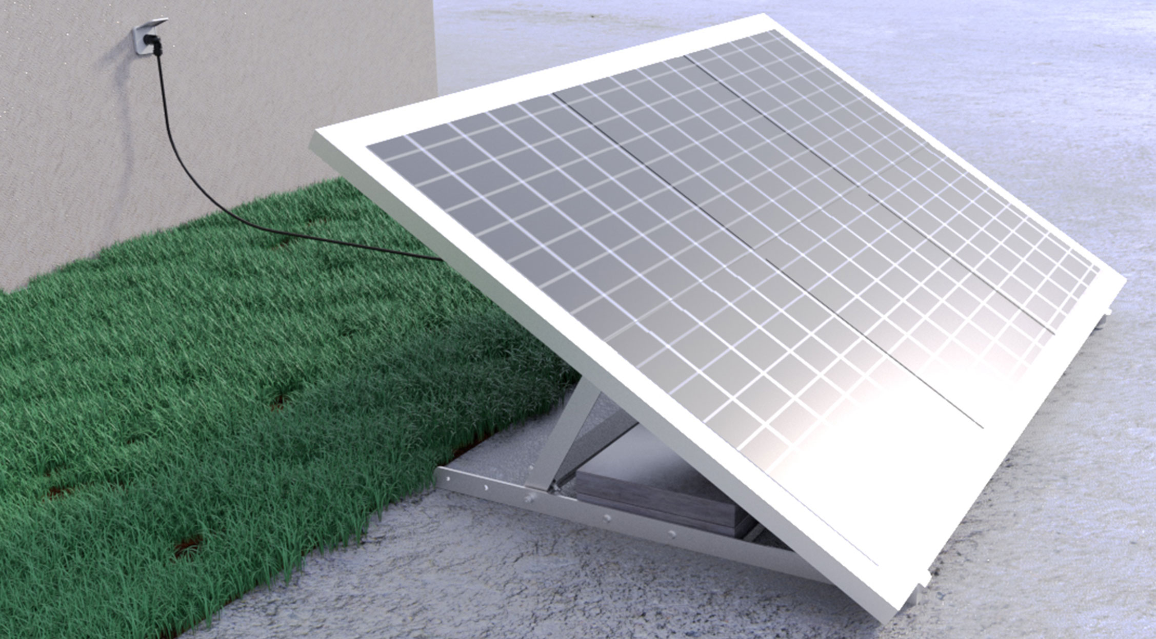 support-solaire-26 support panneaux solaire au sol