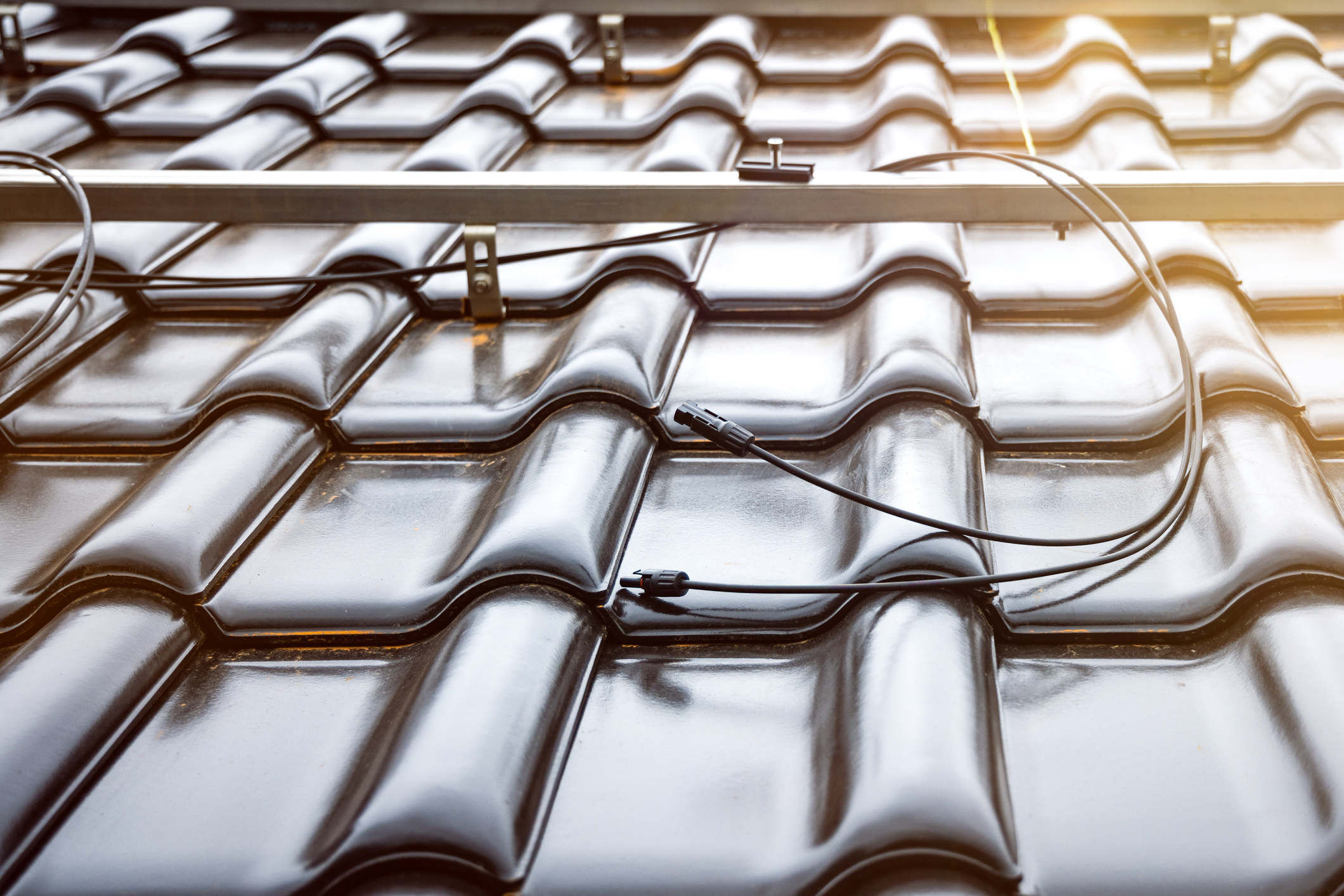 tuile-solaire-3 panneau solaire tuile plate