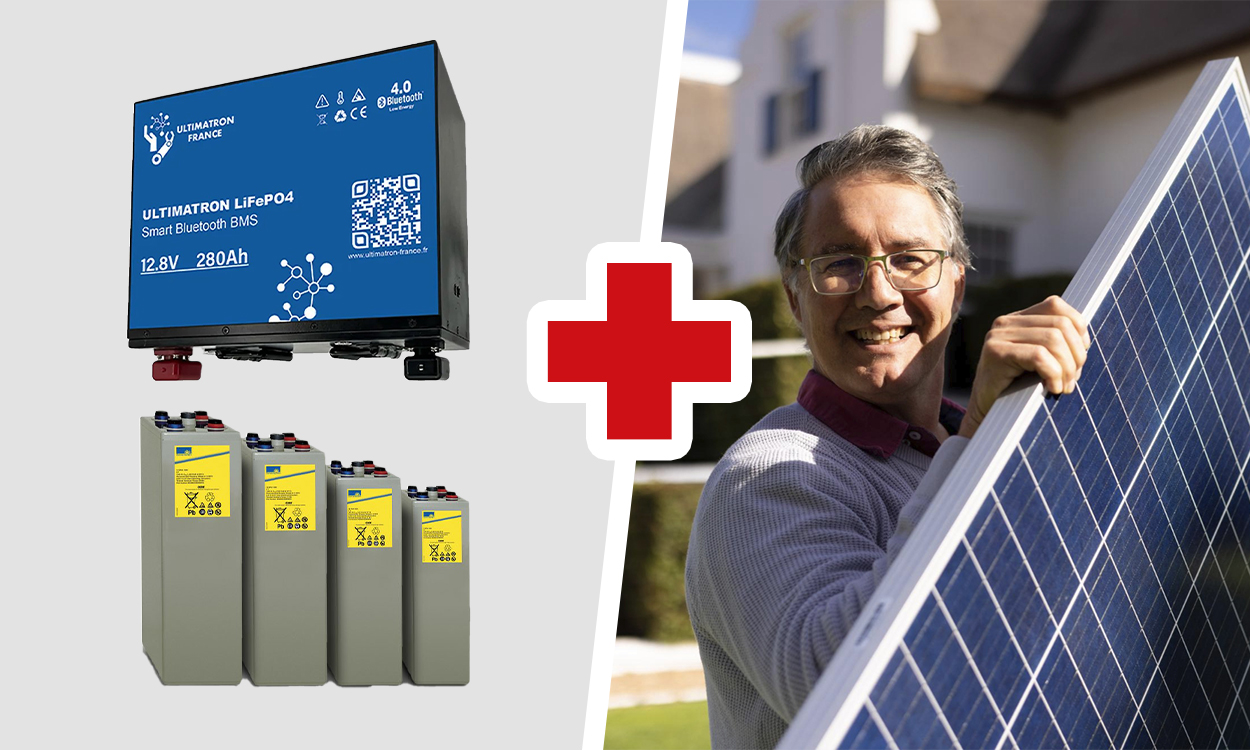 batteries-panneau-solaire-1 brancher deux batterie sur un panneau solaire