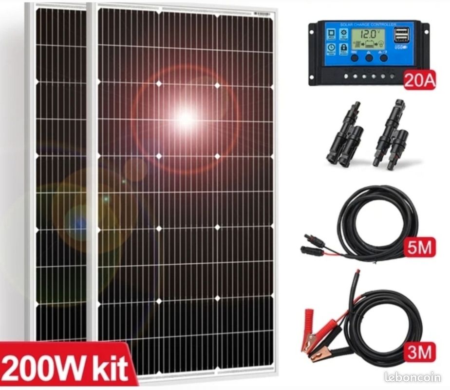 kit-solaire-van-1 kit panneau solaire souple pour van