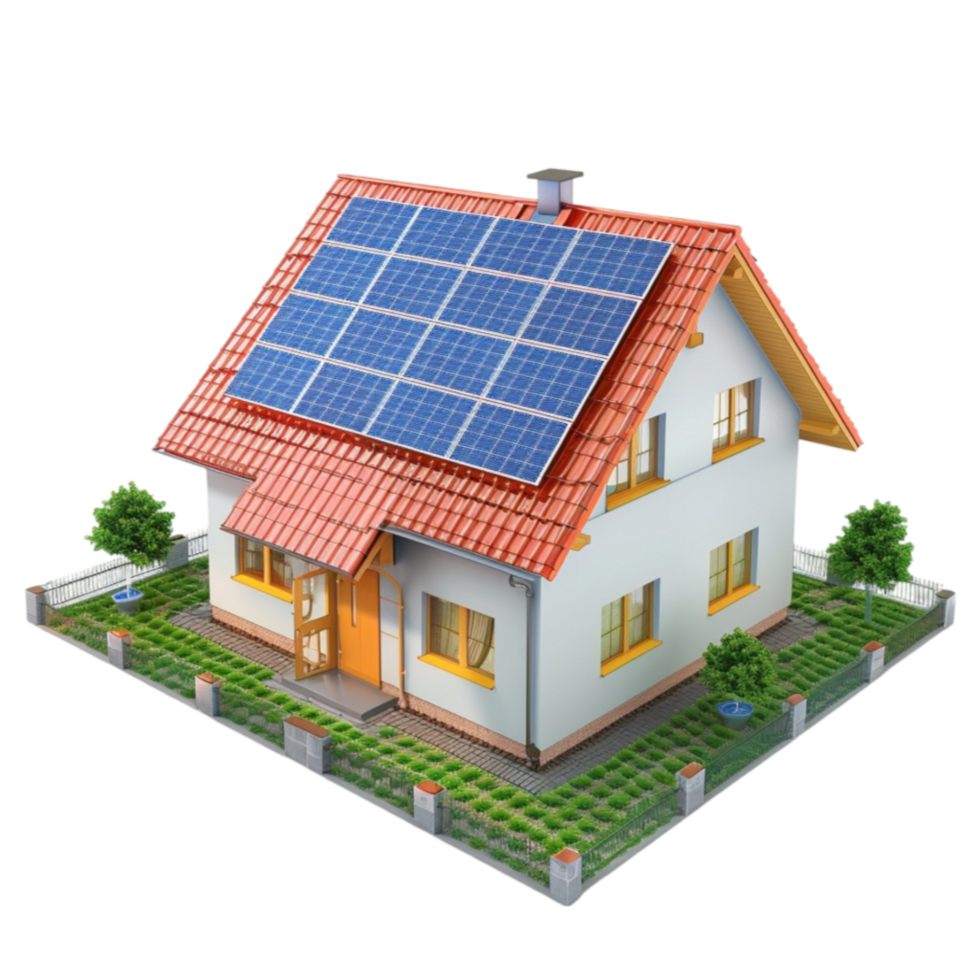 maison-solaire maison avec panneaux solaire