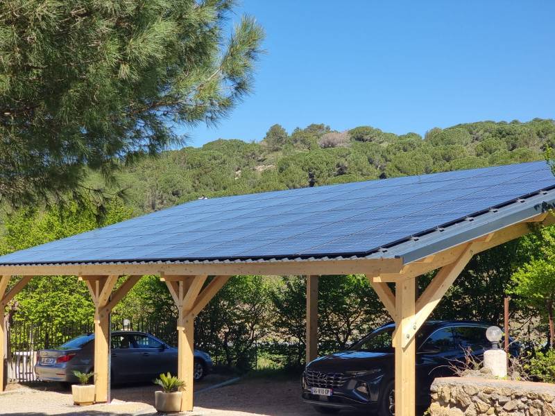 panneau-solaire-carport-1 panneau solaire jardin car port 3000