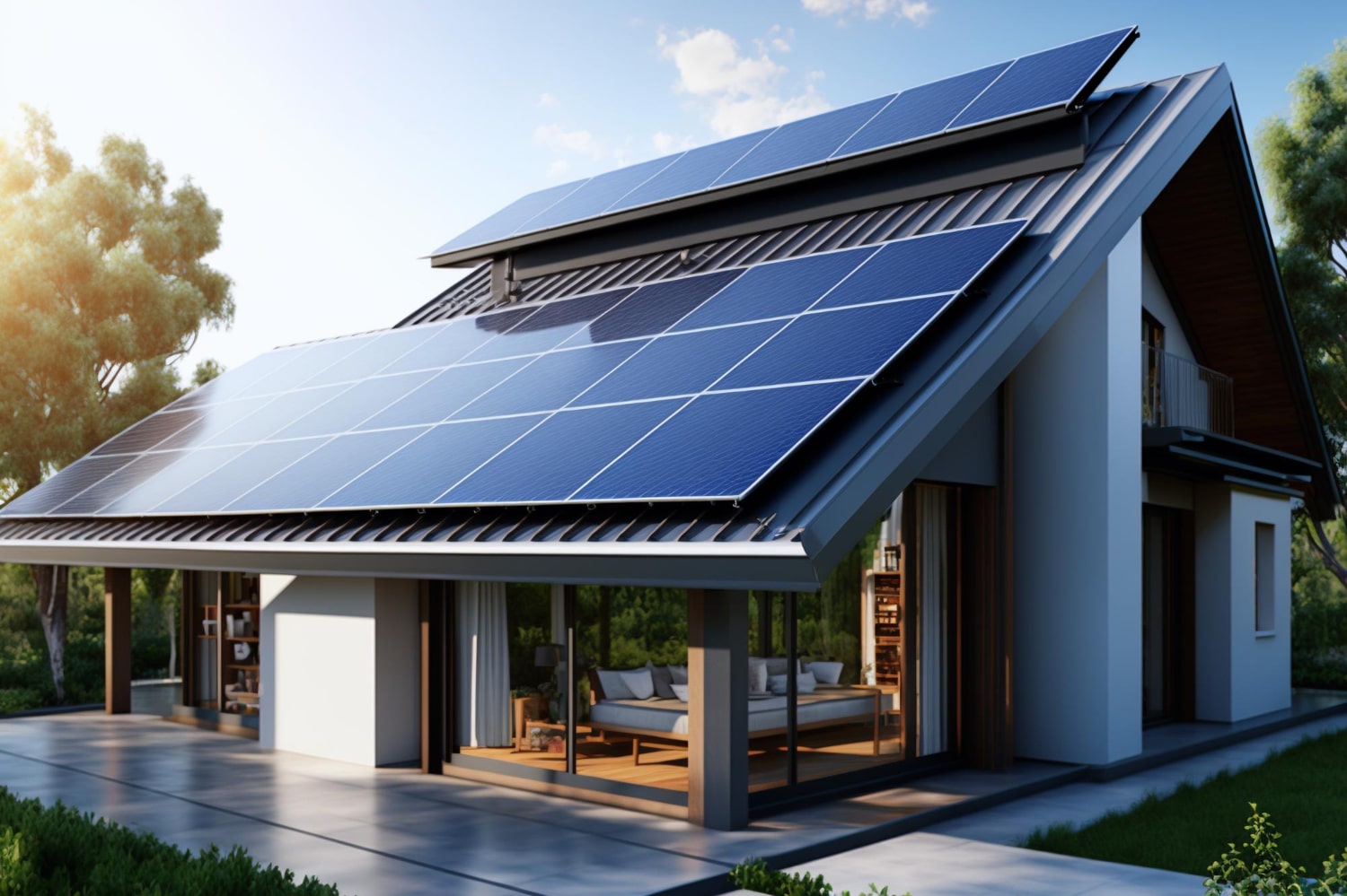 panneaux-solaires-maison-3 combien de panneaux solaire pour une maison