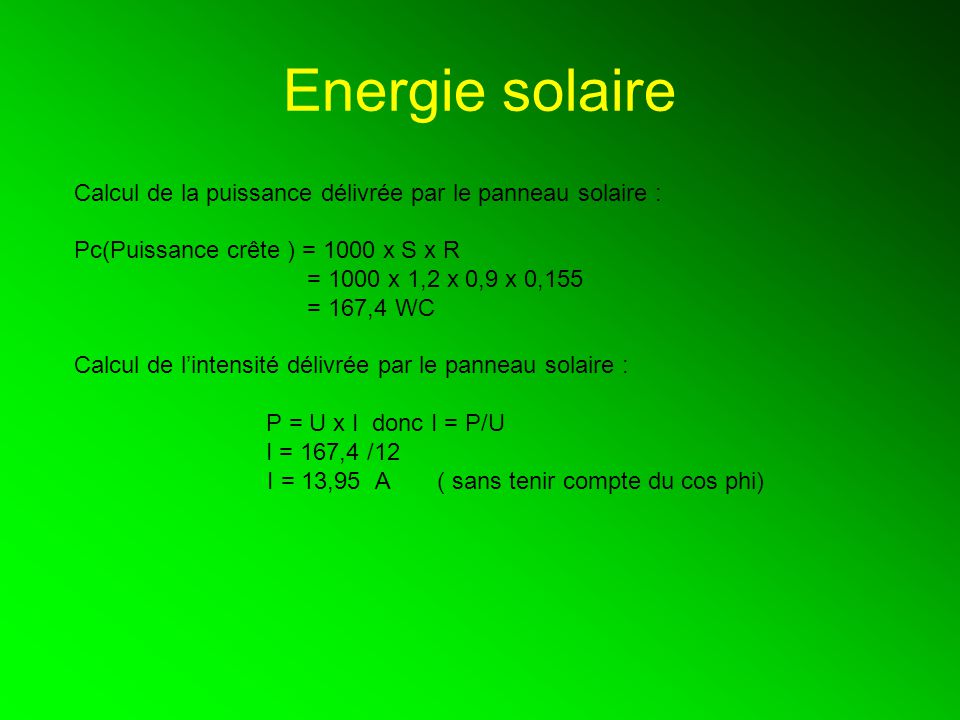 puissance-crete-solaire puissance crête panneau solaire
